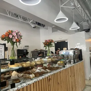 a view of the bakery counter