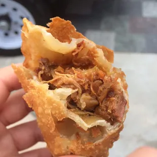 Pork empanada... Saucy and savory