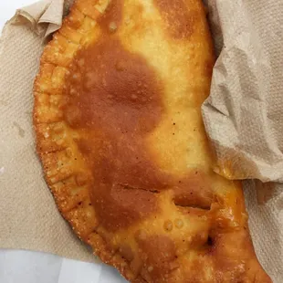 shredded beef and cheese empanada. only $2.75 for this guy!