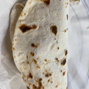 Carne Guisada &amp; cheese on Flour