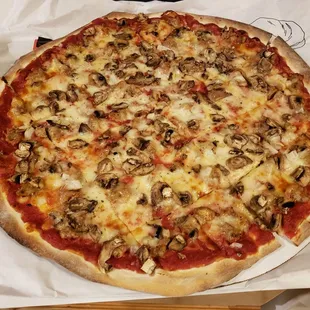 pizza, food