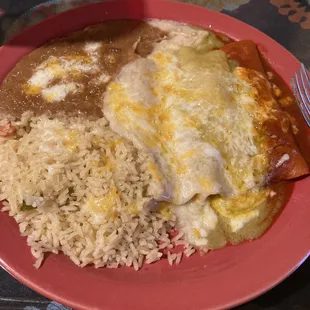 Fajita Meat Enchiladas