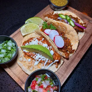 Taco Trio - EVENING MENU
