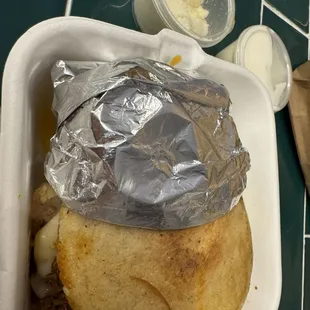 Pernil Arepa (pulled pork)