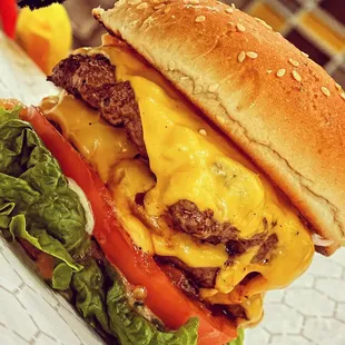 Double cheeseburger! ( MUST TRY THIS ) tender, cooked to perfection