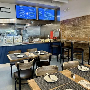 interior, sushi and sashimi