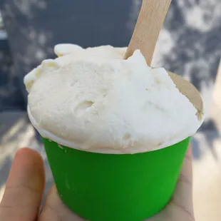 Fiordilatte and pistachio