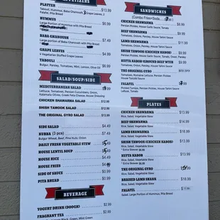 menu, sushi and sashimi