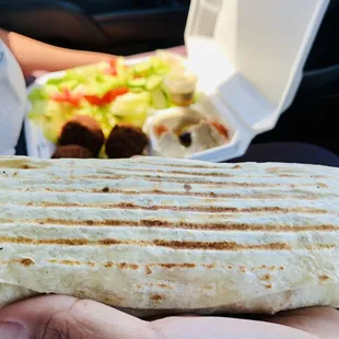 Falafel Sandwich &amp; Falafel Plate!