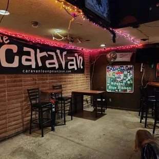 Inside the bar