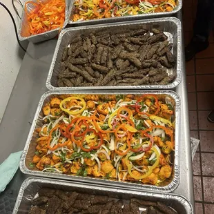 Shami and chicken tikka