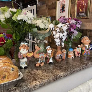 a variety of food items