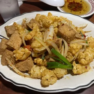 71. Muc or Tom Xao Ngu Vi Huong (+tofu)