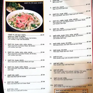 Menu as of Oct 2017 (2/9) - I personally wouldn't recommend this place between the taste, skimping, and sanitation I detailed in my review.