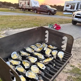 Charbroiled oysters