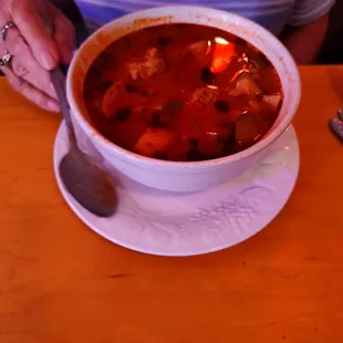 Albondigas soup