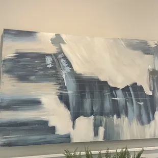 an abstract painting