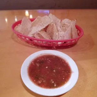 Fresh chips and salsa