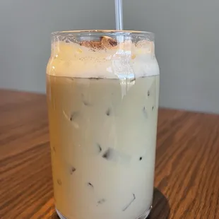Maple pecan shaken expresso