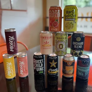 We now offer beer &amp; wine! Local favorites from Fulton, Indeed, Bad Weather, and Minneapolis Cider Co. We also have Mosey canned wines!