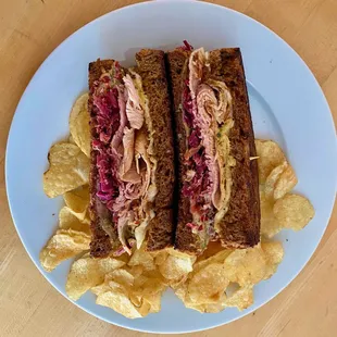 Turkey Pastrami Reuben