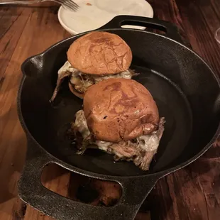 Pork belly sliders