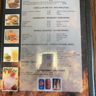 Menu photo