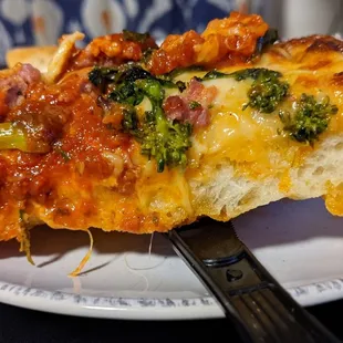 Thick Philly - sausage, broccoli rabe, olives