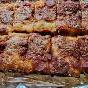 50/50  Thick Pizza, after 10-min in my oven