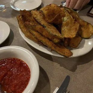 Fried zucchini