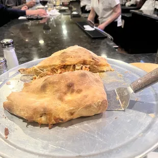 Meatball calzone