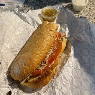 1/2 Veggie hoagie