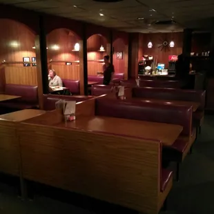 The dining area in Carbone's.