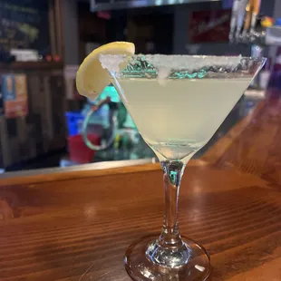 Lemon drop martini
