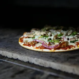 pizza, food