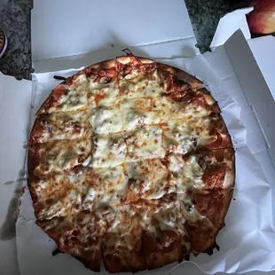 pizza in box