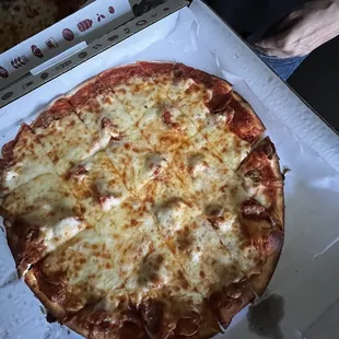a pizza in a box
