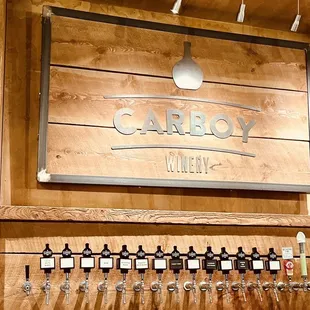 a selection of wines