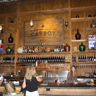 The girls and I visited Carboy Winery's flagship location in Littleton for a little hump-day treat.