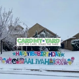 Birthdays still occur, no matter what Mother Nature says. Let us help you celebrate!