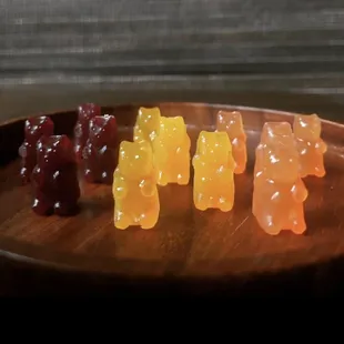 Roasted beet gummy bears