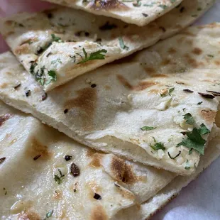 Garlic chilli naan