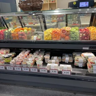 a display of fresh fruit
