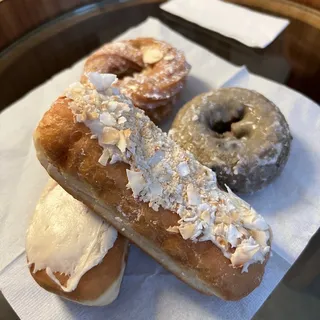 Vanilla Caramel Coconut Bar Donut