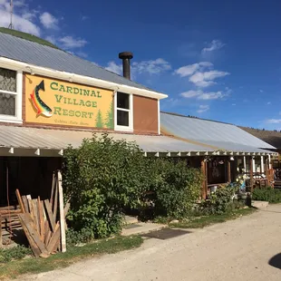 Cafe is attached to the general store at the resort.