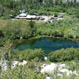 View from road above.