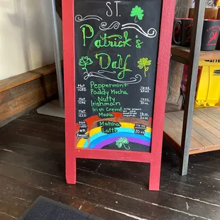 Seasonal &amp; festive coffee menu!