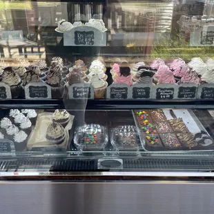 Cupcakes &amp; brownies.