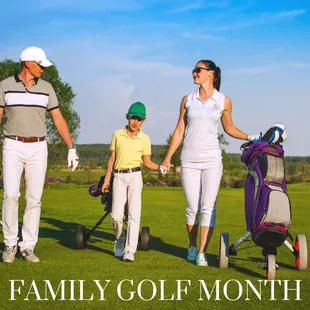 July is family golf month. It&apos;s never too early to spark the love of the game.
