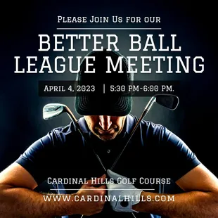 2023 Better Ball League meeting.